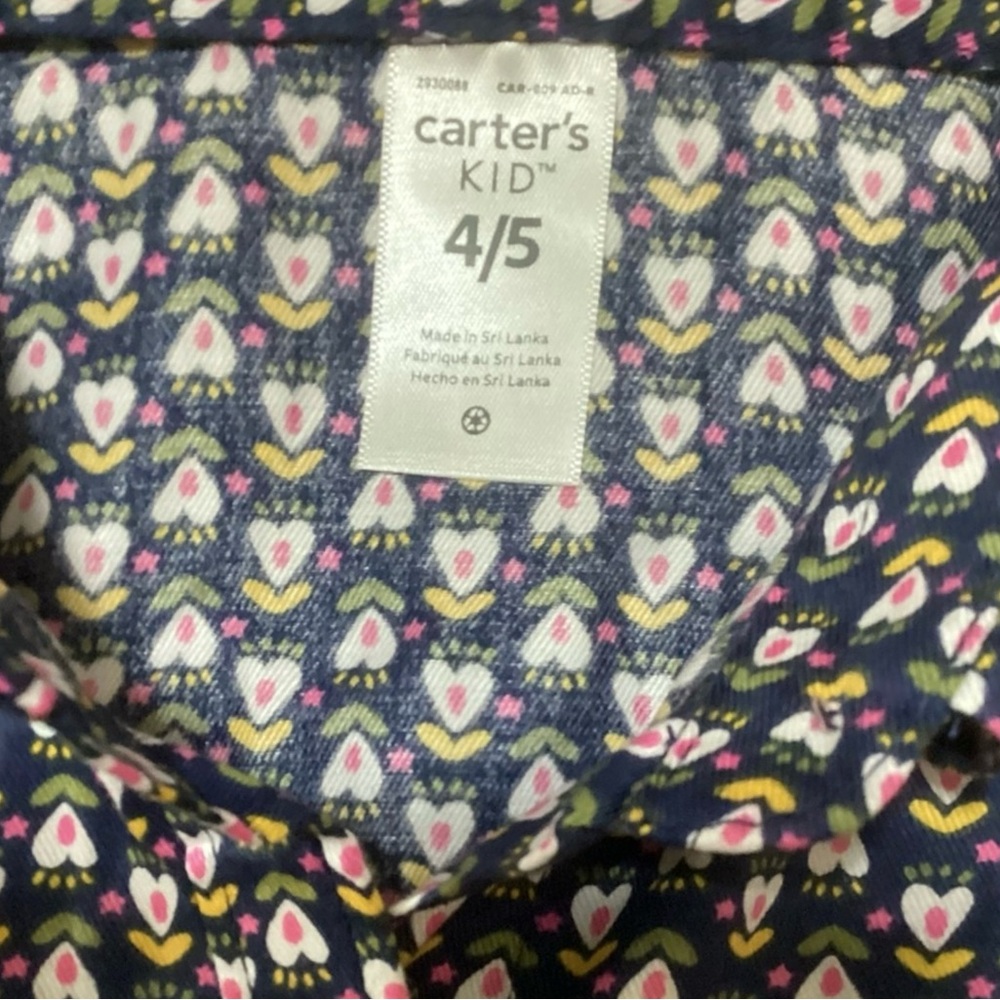 Carter’s Heart Tunic Top (NWT) (Size:4/5) - Picture 15 of 16
